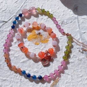 Multi-Wrap Gemstone Bracelet Set